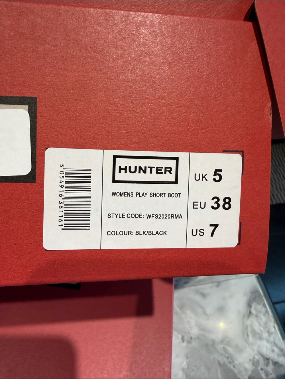 Hunter Black Short Women’s Rain Boots - Picture 9 of 9